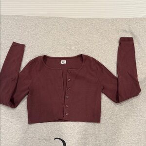 NWOT Aritzia Sunday Best cropped cardigan top